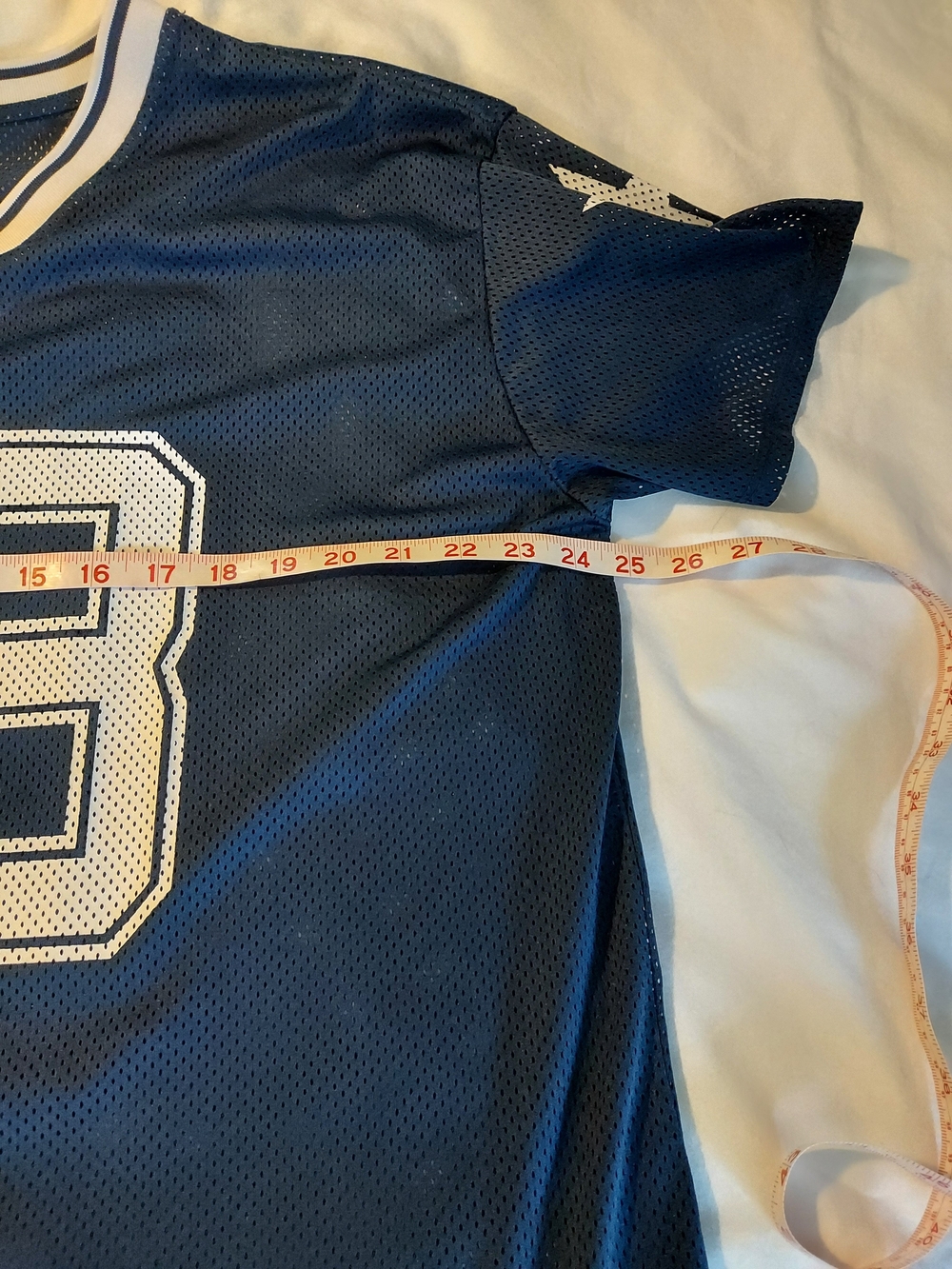 Frankee & Skylarr Navy Blue Mesh Football Jersey 98 Y2K Vibe 2X - Picture 5 of 9
